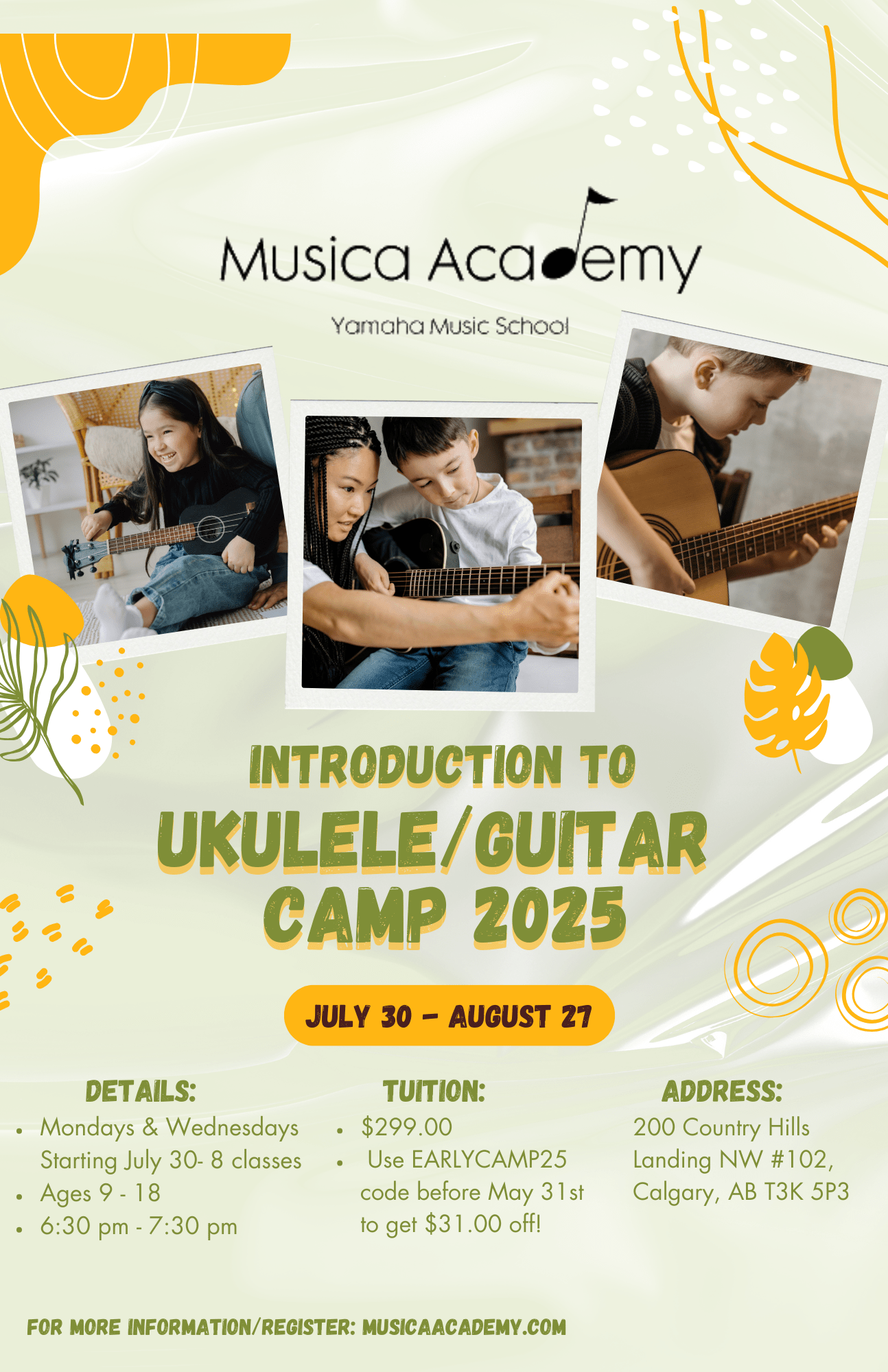 Intro to UkuleleGuitar Poster 2 min